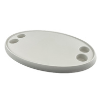 Plastic Table Top Oval Shape with Cup Holders 760x460mm