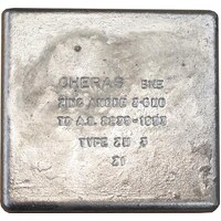 Hull Slab Zinc Anode ZH3 3.8kg