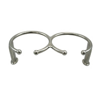 Drink Holder Stainless Steel Double Ring