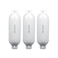 Boat Fender R20 White 507x140mm 3x Pack