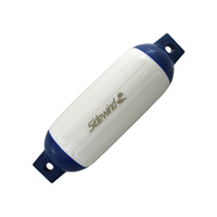 Boat Fender R10 White/Blue 410x115mm