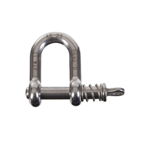 D Shackle HD with Captive Pin Stainless Steel 8mm