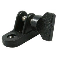 Canopy Deck Mount w/Screw Black - Plastic