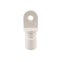 Canopy Bow End Insert suits Tube Inside Diameter 19mm White