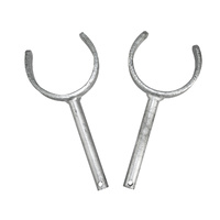 Rowlocks Galvanised Open Ring 10mm (Pair)