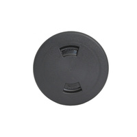 Inspection Port with Full Cover Lid (6-inch) Black