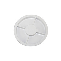 Inspection Port Lid (4-inch) 100mm White