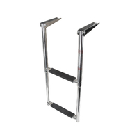 Ladder Above Platform Telescopic Moulded Ribbed 2 Step