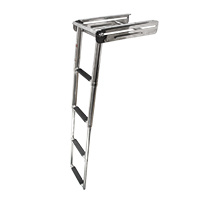 Ladder Under Platform Telescopic with Locking Bracket 4 Step