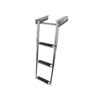 Ladder Under Platform Telescopic Self Locking 3 Step