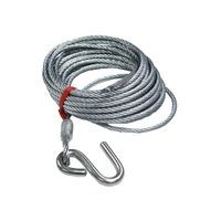 Winch Cable 6m x 5mm with 8mm S Hook