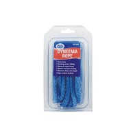 Dyneema Winch Rope 4mm x 6m with S Hook - 1300kg Breaking Strain