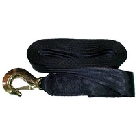 Trailer Winch Strap Webbing with Snap Hook 7m