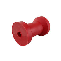 Soft Red Poly Cotton Reel Roller 110x75mm x 17mm Bore