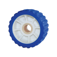 Heavy Duty Wobble Roller 73x125x22mm Blue White