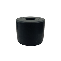 Rubber Transom Roller Round Cap 63x77mm x 17mm Bore