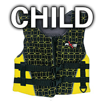 AXIS Neoprene Jacket Level 50S Child Yellow 15-25kg