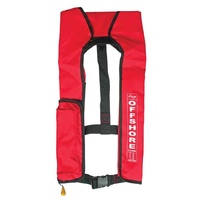 AXIS Offshore 150 Adult Manual Inflatable Jacket - Red