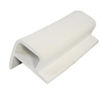 Pontoon Jetty Fender 'P' Section PVC White