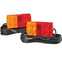 LED Slimline Submersible Trailer Light Kit with 9m Cable