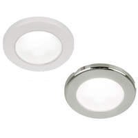 Hella Marine EuroLED 75 Downlight White with Plastic or Steel Rim