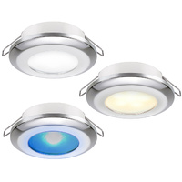 Quick MIRIAM Series Spring Clip LED Downlights with Stainless Steel Rim