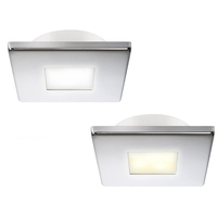 Quick EDWIN Series LED Downlights with Stainless Steel Rim