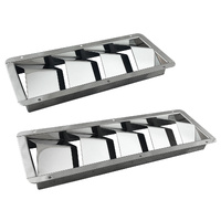 Louvre Vents 304 Grade Stainless Steel V Style