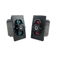 LED Illuminated Sealed Rocker Switches without Actuator Cover ON/OFF