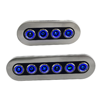 Water Resistant Switch Panels with Blue LED On/Off Switches