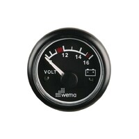 Wema Voltmeter Gauges Black