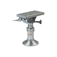 Pedestal Gas Adjustable with Slide Top and 9" Base