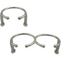 Drink Holder Stainless Steel Single or Double Ring