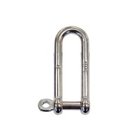 Long D Shackle 316 Grade Stainless Steel