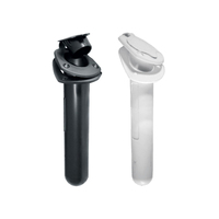 Plastic Rod Holders Oval with PVC Cap