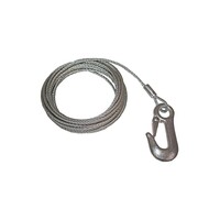 Trailer Winch Cable with Snap Hook 7.6m