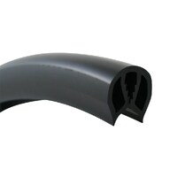 Gunwale Boat Trim - Black PVC 40mm