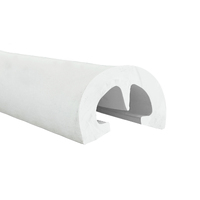 Gunwale BUMP PVC Rub Rail 53mm Profile White