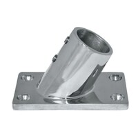 Rail Fitting Deck Mount 316 Grade S/S 60deg