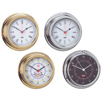 Clocks Chrome Plated Brass or Polished Brass