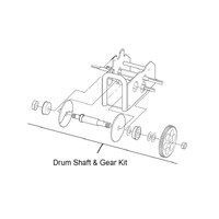 Drum Shaft & Gear Kit 712-912-RC23-RC30