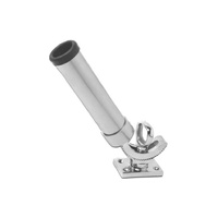 Rod Holder Stainless Steel with Adjustable Rachet Mount