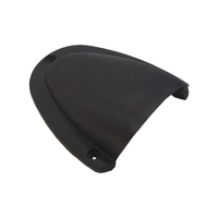 Vent Cover Scoop Medium - Black