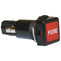 Fuse Holder Red Square Side Entry