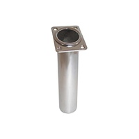 Rod Holder Slimline Stainless 30deg Angled