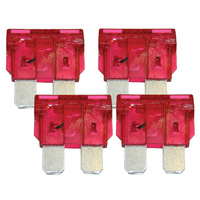 Blade Fuse 10 Amp Red Pack of 4