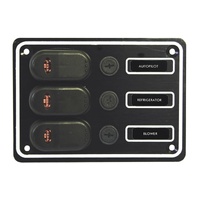 Weatherproof 3 Gang Vertical Switch Panel