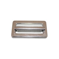 Stainless Steel Webbing Buckle with Sliding Bar