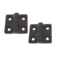 Nylon Hinges 40x35mm Black (Pair)