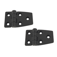 Nylon Hinges 60x38mm Black (Pair)